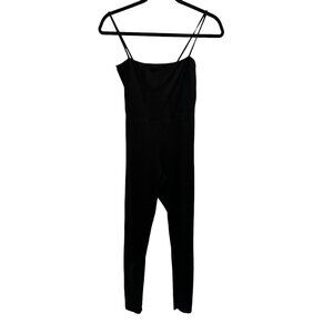 🍒 2/$20 🍒 Black One Piece Spaghetti Strap Black Body Suit Jumper est Small